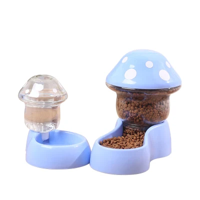 Stockage automatique de l'eau d'alimentation, fournitures pour animaux de compagnie, bol d'eau potable en forme de champignon, seau de nourriture pour chien, fournitures pour animaux de compagnie