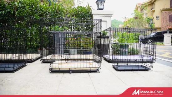 Cages pour animaux de compagnie, produit de haute qualité, caisse pliable pour chiots de petite, moyenne et grande taille